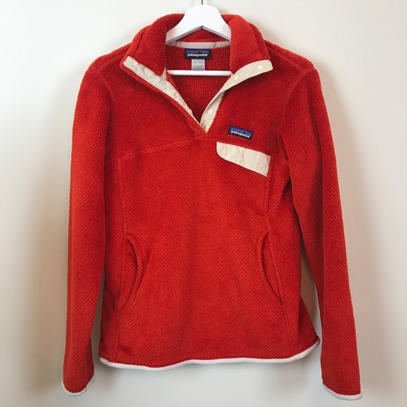 Patagonia Tops - Orange Patagonia Retool Pullover